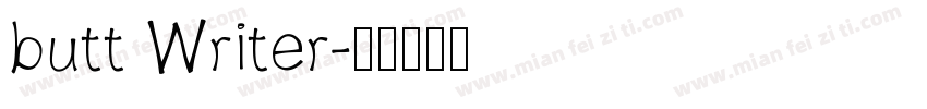 butt Writer字体转换